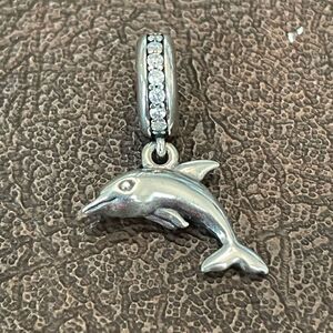 PLAYFUL DOLPHIN AUTHENTIC PANDORA CHARM